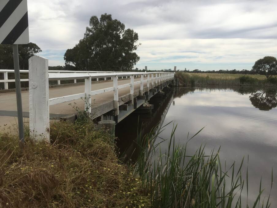 BRIDGES: The bridge on Fox Island Bridge Road, Gunbower is one of the many in Campaspe Shire that will be replaced. Picture: SUPPLIED
