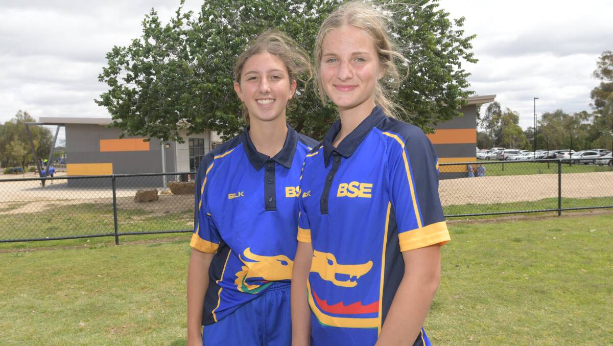 LEADERS: Co-captains Octavia Di Donato and Mackenzee Porter led the team to victory over Waverley Christian College. Picture: NONI HYETT