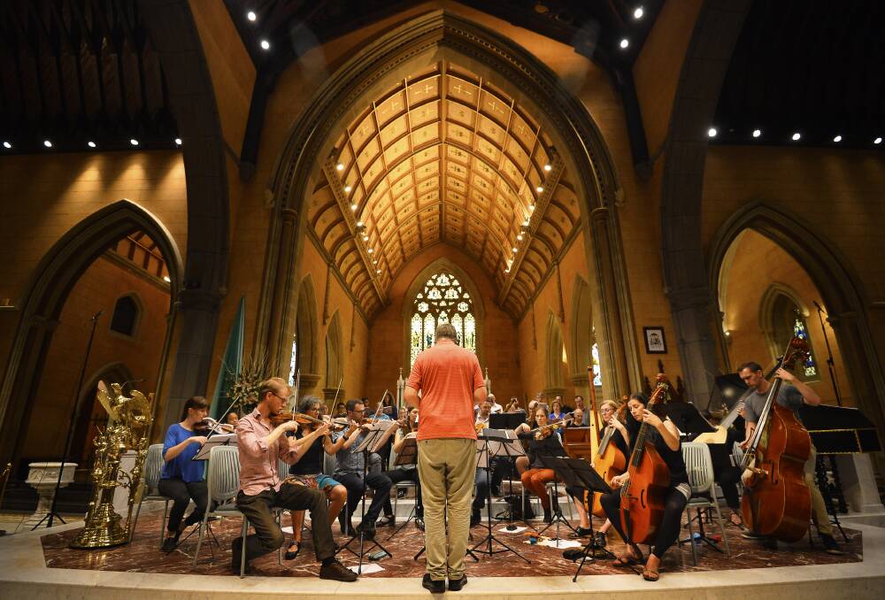 Rare work: St Patrick's Cathedral will be the venue for the performance of Biber's Missa Salisburgensis, a work thought lost for 200 years, as part of the Organs of the Ballarat Goldfields Festival. Picture: Dylan Burns.