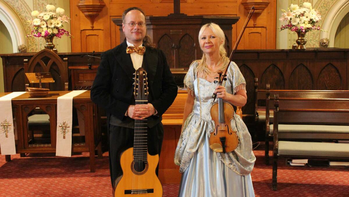 DUO: Matthew Fagan and Romana Geerman will perform in Castlemaine.