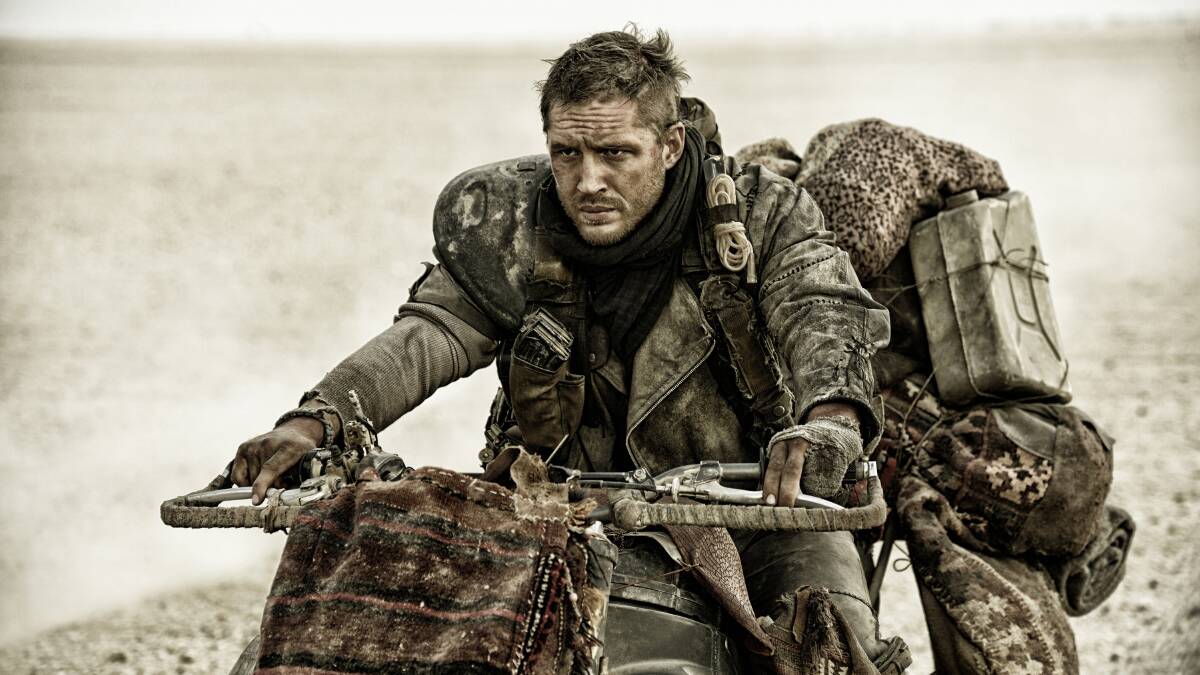 Tom Hardy in Mad Max: Fury Road. Mad Max: Fury Road has already won four awards.