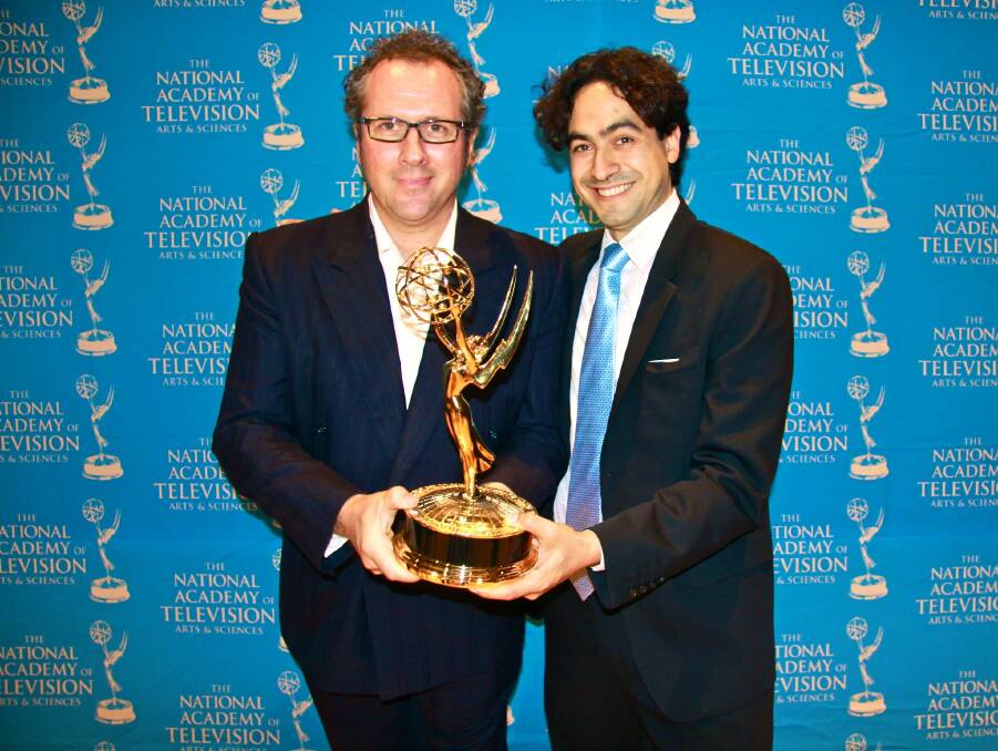 AWARD WINNING: Geoffrey Smith and his Presumed Guilty co-director Roberto Hernández won an Emmy for outstanding investigative journalism. Pictures: CONTRIBUTED