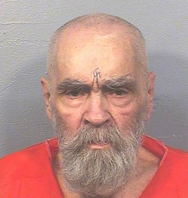Charles Manson earlier in 2017. Picture:  California Department of Corrections and Rehabilitation.