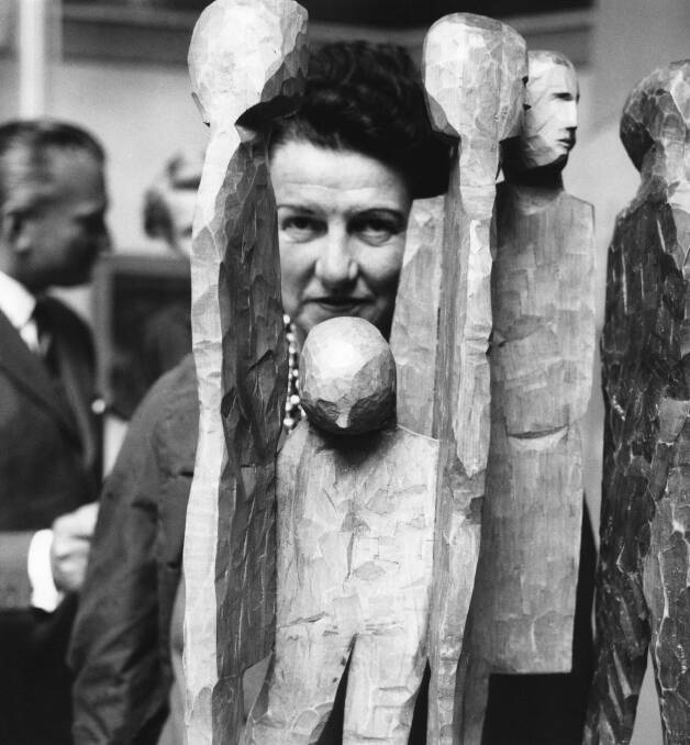 Art collector and innovator Peggy Guggenheim.