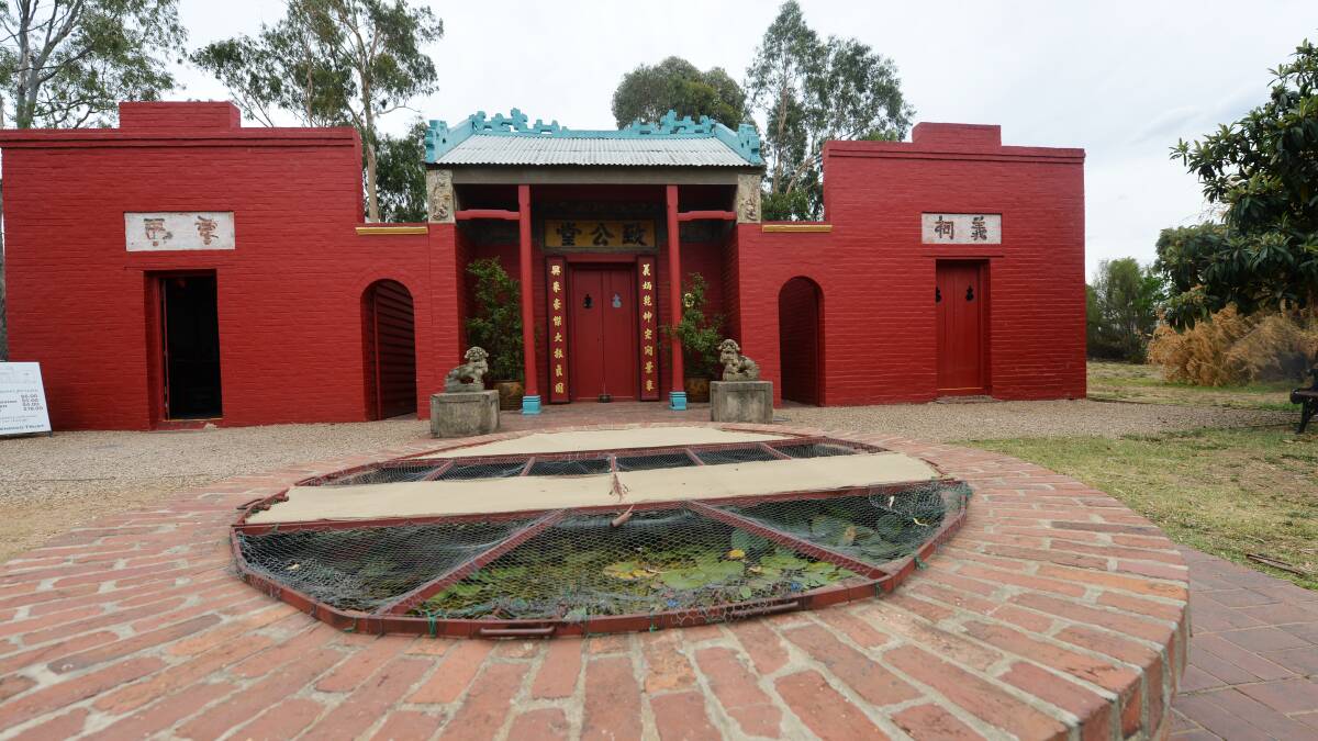 Joss House had some complicated paint stripping done after moisture in the brick work threatened the building. Picture: DARREN HOWE