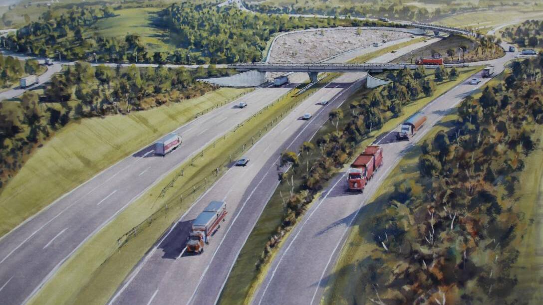 The concept design for the new Ravenswood interchange.