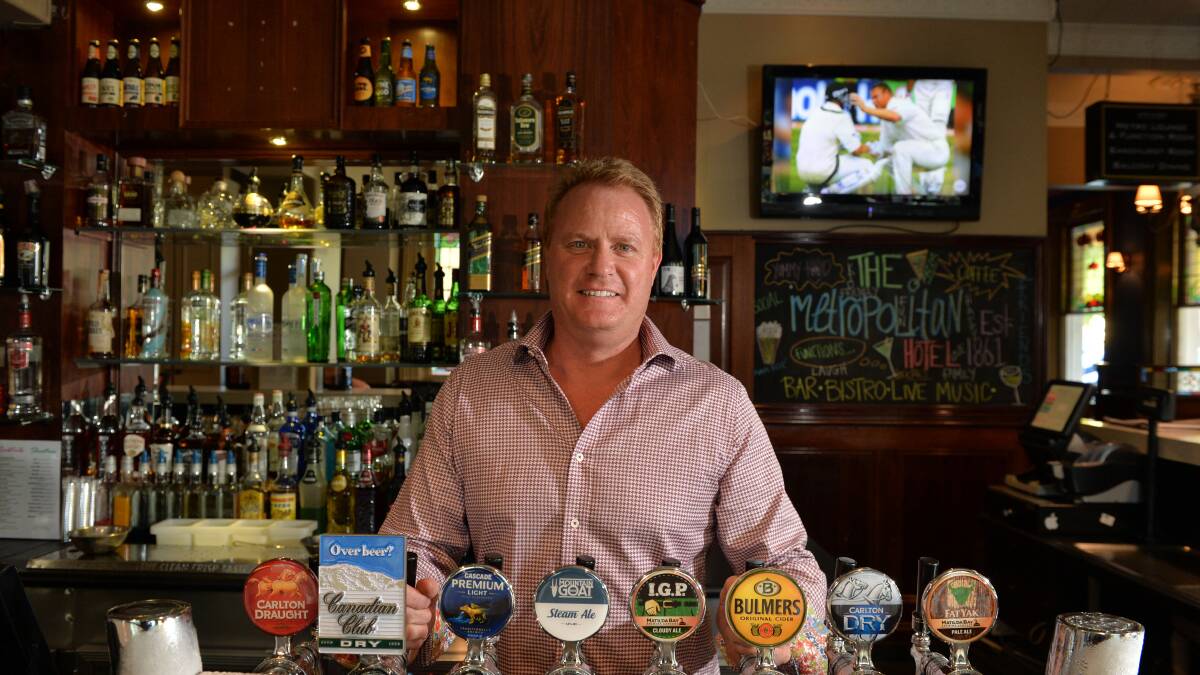 Pub owner Andrew Lethlean said his tap agreements maintain flexibility to look after small brewers.