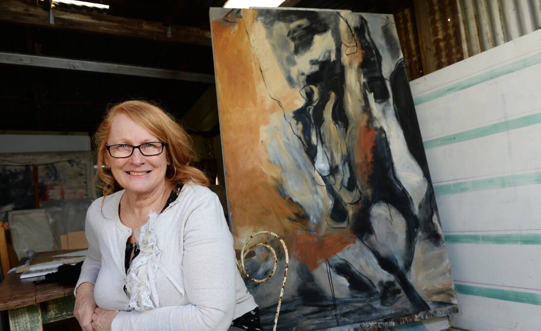 ARTWORK: Susan McMinn to be featured with Australian artists Sidney Nolan and George Lambert. Picture: DARREN HOWE