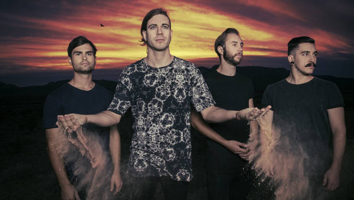 ROCKERS: In Hearts Wake recorded two albums at the same time with plenty of themes linking the two together.