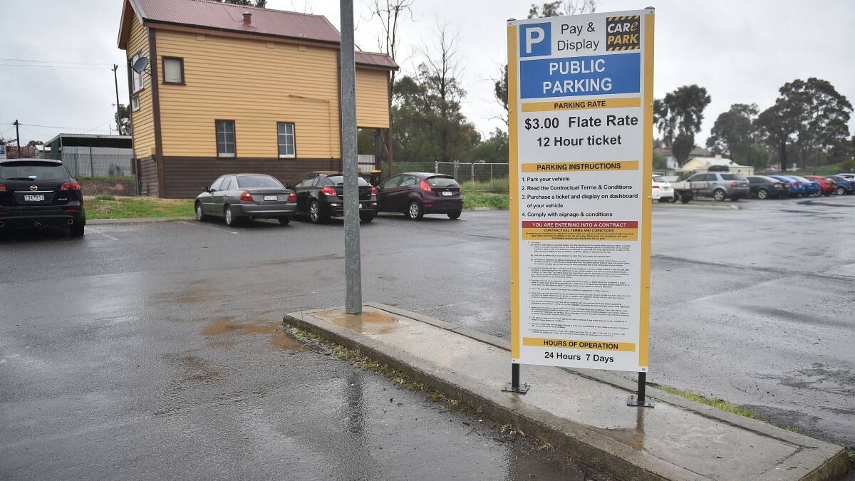 PAY UP: Tickets now required at a car park in the CBD. Picture: NONI HYETT