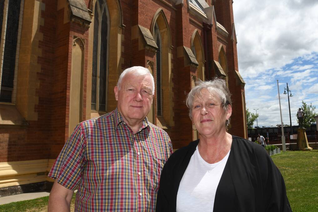 DEMAND GROWING: Murray Nixon and Tracie Driscoll, from Bendigo Family and Financial Services, have seen an increasing number of people seeking help. Picture: NONI HYETT