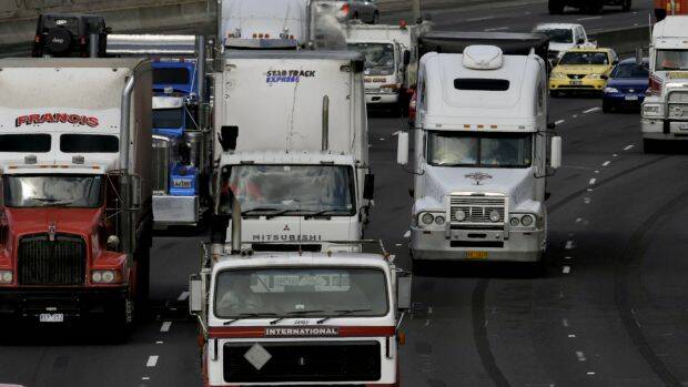 More than half of all multi-vehicle crashes in Australia involved heavy vehicles. Picture: MICHAEL CLAYTON-JONES