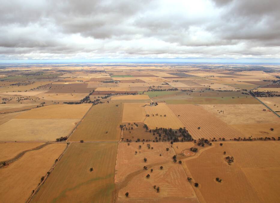 This shot, taken west of Wedderburn in October 2015, indicates how dry conditions were when the community was advocating for a pipeline extension. The first stage of the new pipeline has now been opened. Picture: GLENN DANIELS