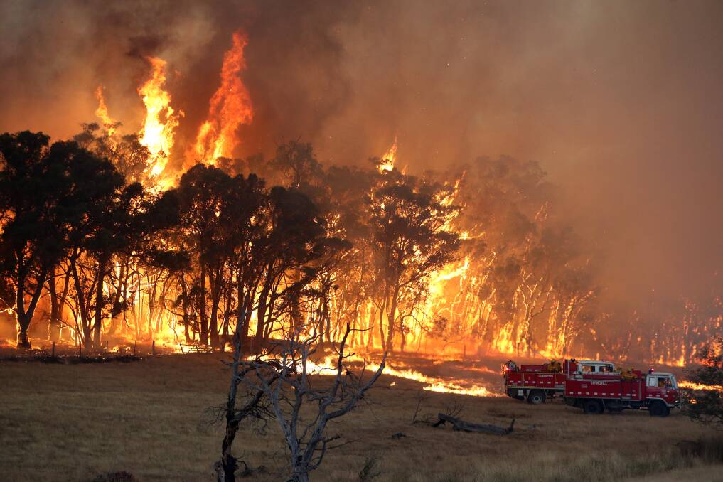 GREATER RISK: A new report suggests the incidence and severity of bushfires is increasing because of climate change. Picture: GLENN DANIELS