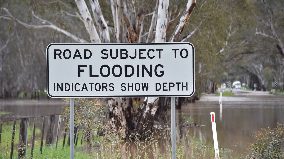 Loddon River still flooding