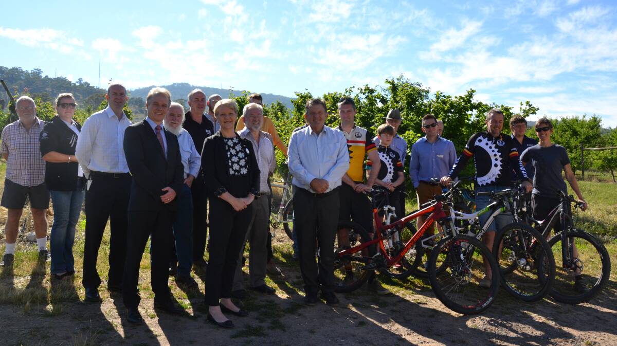 ON THE WAY: Tenders have been invited for the design and construction of a mountain bike park at Harcourt, which is expected to be a big boon for the economy.