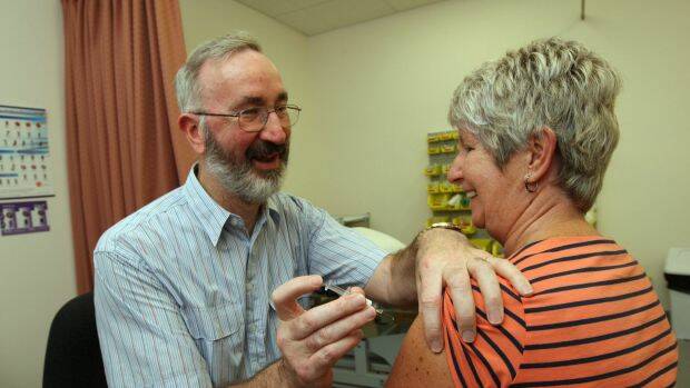 Immunisation against the flu is free for pregnant women and those aged 65 and over. Picture: Damian White