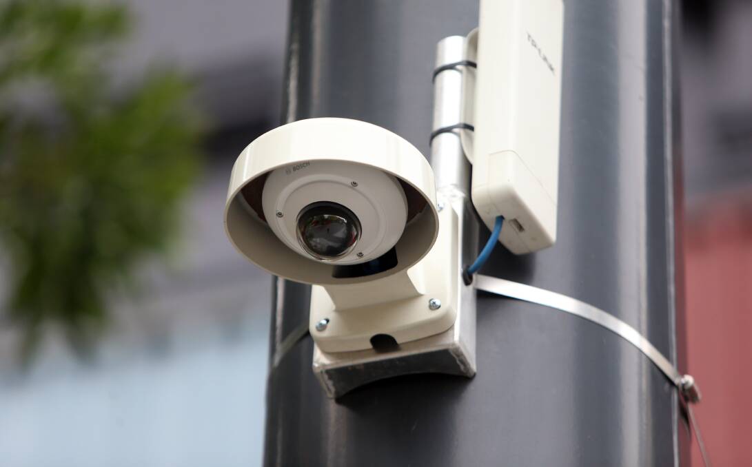 SECURITY: A CCTV camera in Hargreaves Mall. A spokesperson for federal Justice Minister Michael Keenan says a promise of $245,000 for a CCTV network upgrade still stands.