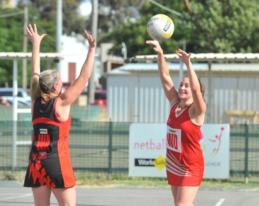 Carly Demeo will be a key player for Elmore as the Bloods seek their first win of the HDFNL season against Heathcote on Saturday.