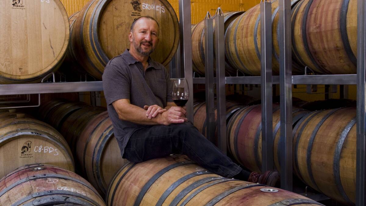 GRAPE EXPECTATIONS: Winemaker Paul Greblo raises a glass to another vintage.
