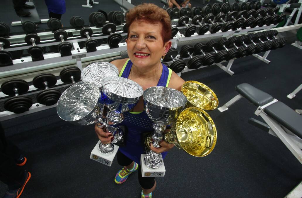 RECORD BREAKER: Weightlifter Helen Kostadinos has powered her way to another eight world records. File picture.