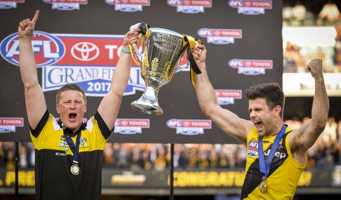Richmond Football Club is set to embark on a tour of six states and territories, with stops in Bendigo, Echuca and Shepparton. Picture: EDDIE JIM