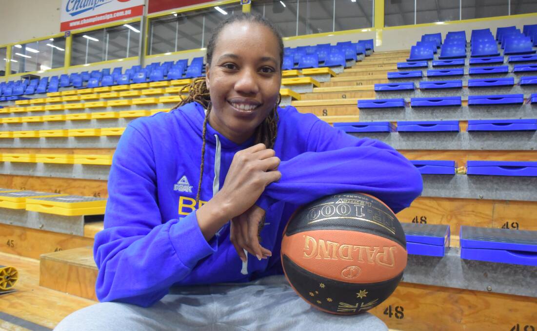 WELCOME RETURN: Chante Black is back for he second abbreviated season for the Bendigo Lady Braves, who lead the SEABL south conference with a 5-1 record. Picture: KIERAN ILES
