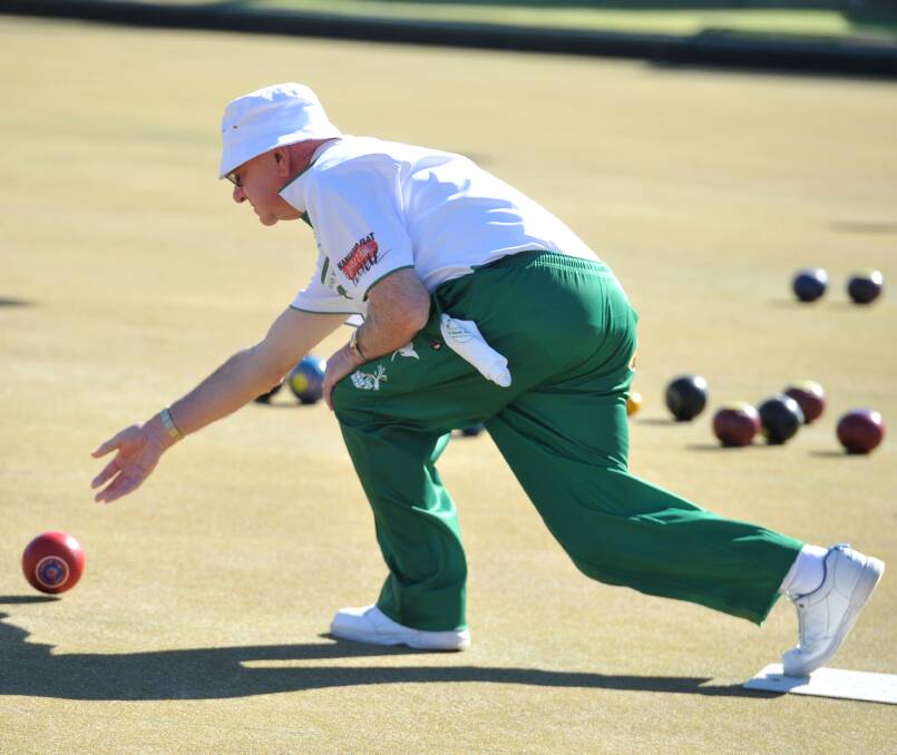 John Ritchie tries to gain an advantage for his team during the annual tournament.