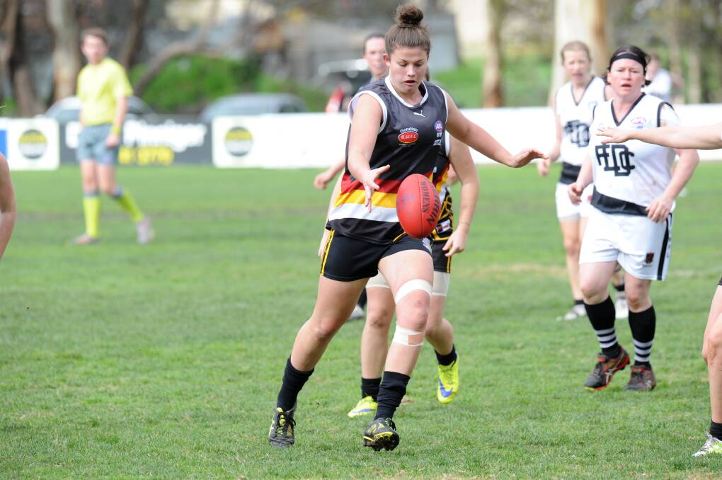 Isabella Ayre claimed two awards at the VWFL presentation night on Wednesday.