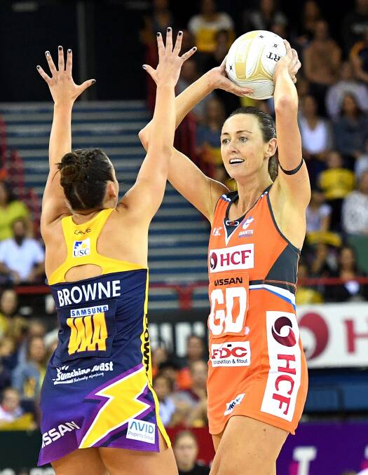 PLAYMAKER: The Giants' Bec Bulley. Picture: GETTY IMAGES