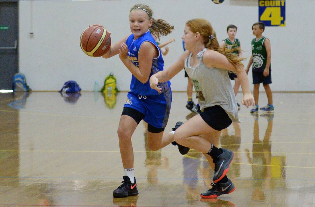 Holly Swatton gave 3x3 basketball the thumbs up after playing in Wednesday's event. Picture: DARREN HOWE
