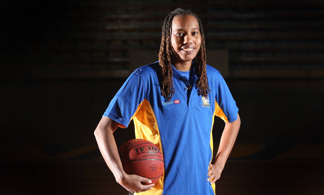 Import Chante Black will make her debut for the Bendigo Lady Braves in Frankston on Saturday afternoon. Picture: GLENN DANIELS