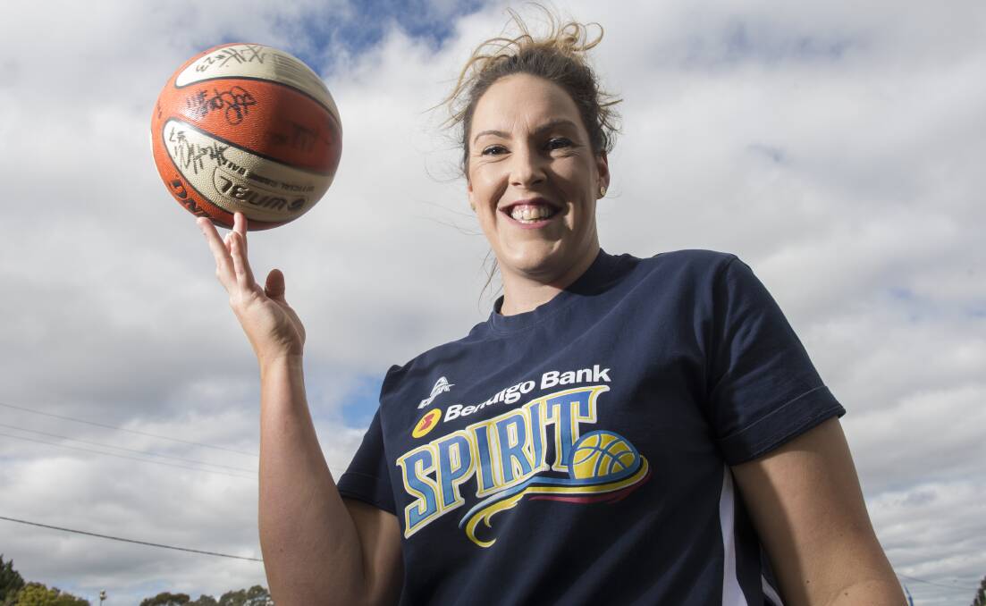 Gabe Richards is back for her ninth season for the Bendigo Spirit and keener than ever for success. Picture: DARREN HOWE