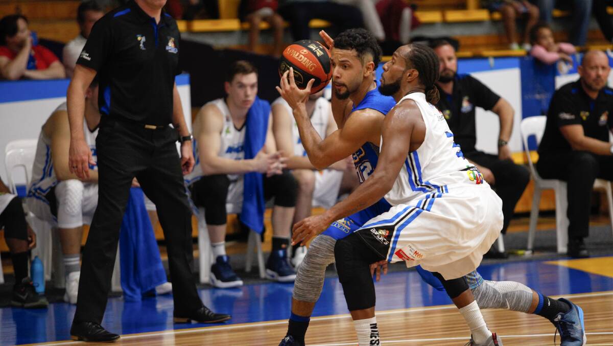 KEEN TO ATONE: Import Dyami Starks is backing the Bendigo Braves to rebound strongly after a loss against the Basketball Australia Centre of Excellence and Ballarat Miners. Picture: AKUNA PHOTOGRAPHY