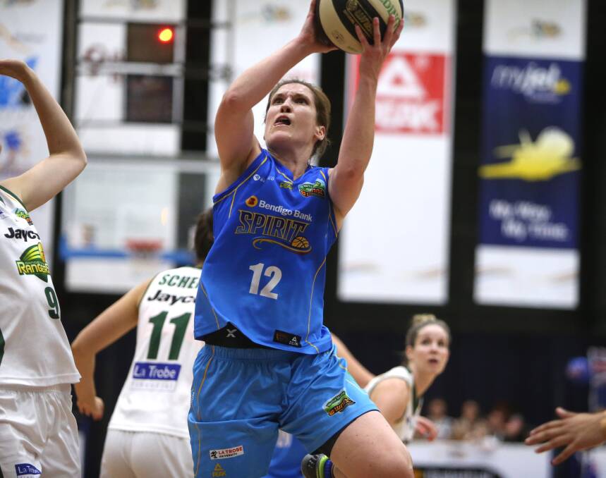 RETRIBUTION: Bendigo Spirit star Belinda Snell is confident the team can make amends for two earlier season losses to the Melbourne Boomers.