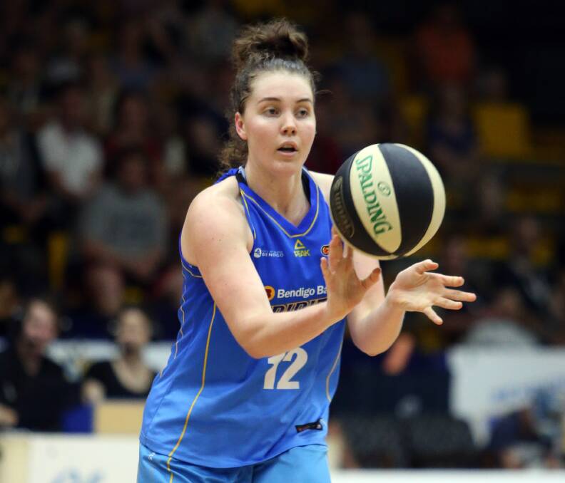 MILESTONE: Nadeen Payne will suit up for her 150th WNBL game when the Bendigo Spirit head to Sydney this weekend. Picture: GLENN DANIELS.