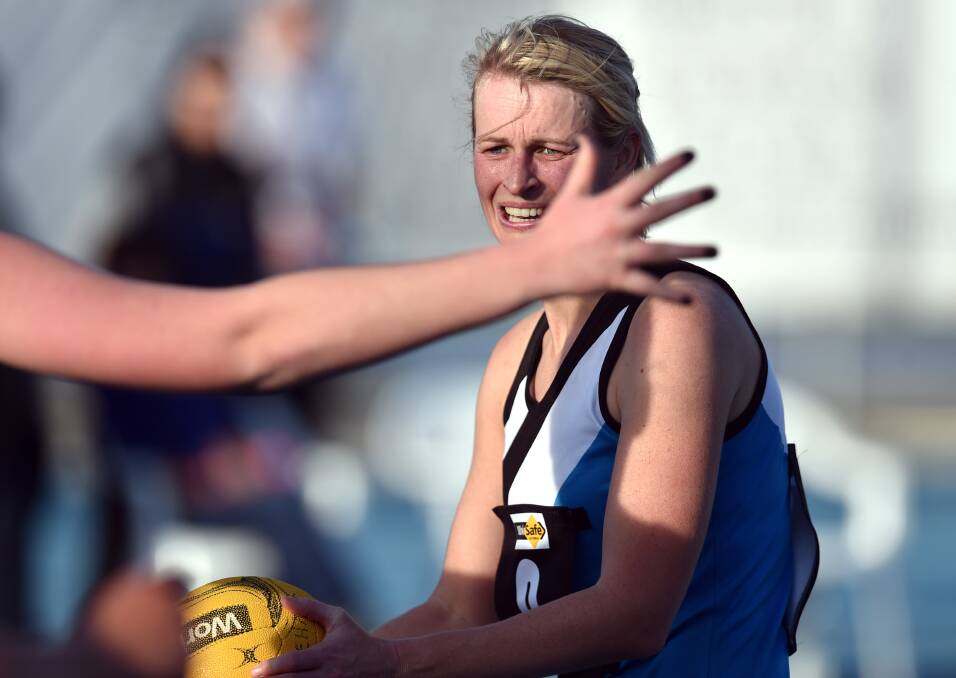 STEADY: Alicia Cassidy has continued the strong form that has underpinned her career at Maryborough during the Magpies' impressive 3-1 start to the BFNL season.