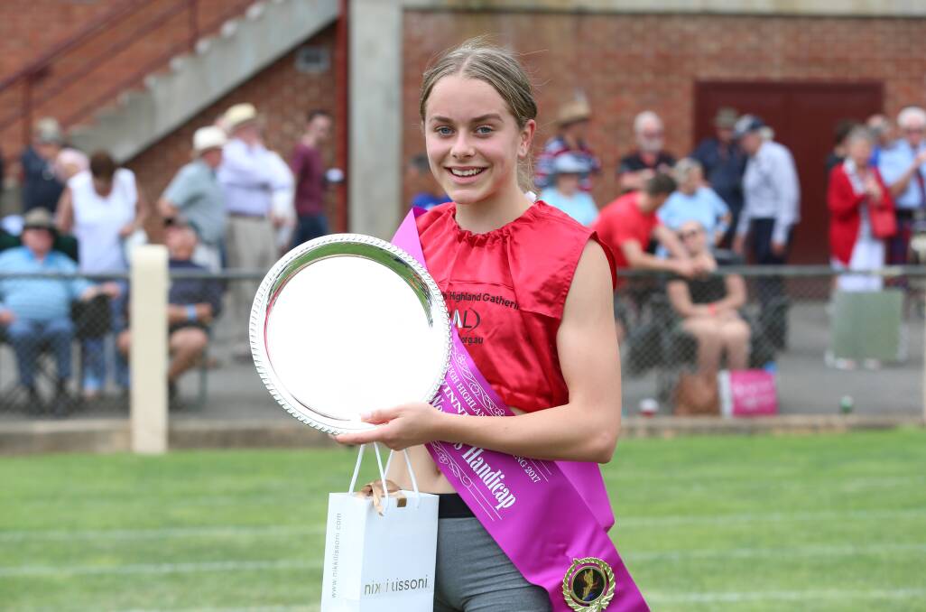 IMPRESSIVE WIN: The trip from Adeliade was worthwhile for  Molly Farmer, who won the  Women's Necklace. 120m handicap. Pictures: GLENN DANIELS