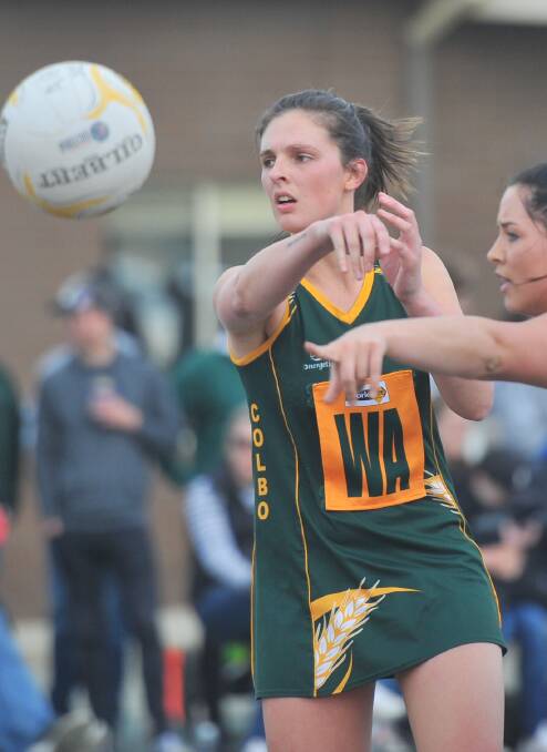 STRENGTH: Jess Geary was influential in the midcourt for Colbinabbin.