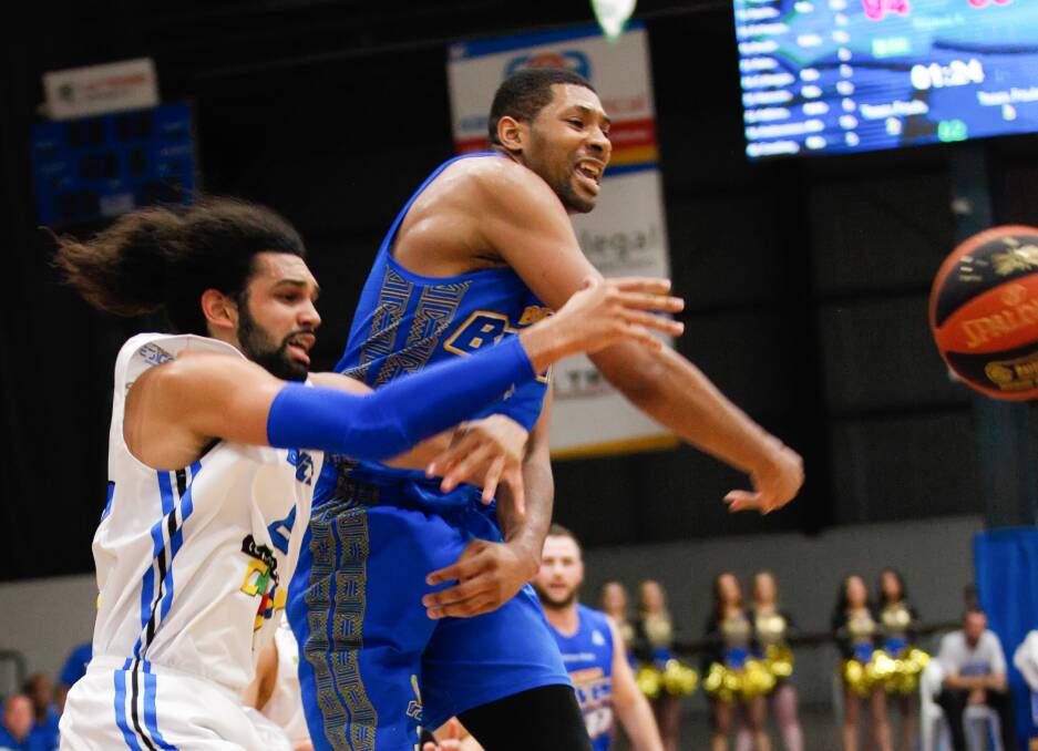 FORCE: C. J. Aiken pulled down 19 rebounds against the Hobart Chargers and is second in the SEABL competition only to Albury-Wodonga's Antone Robinson with 13.2 boards per game.