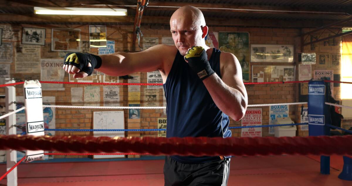 RING RETURN: Justin Whitehead is just one win away from a shot at the Australian heavyweight championship and gets his chance next month. Picture: GLENN DANIELS