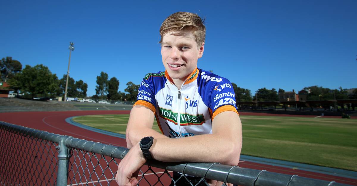 CHINA BOUND: Bendigo teenager Isaac Buckell will travel as part of the Australian 'long squad' for the 2017 UCI Junior Track World Championships. Picture: GLENN DANIELS