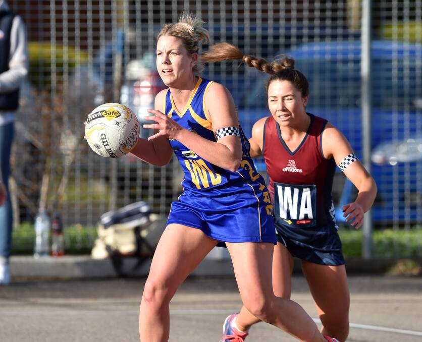 Holly Guerra stands tall in Golden Square's earlier season victory against rivals Sandhurst.