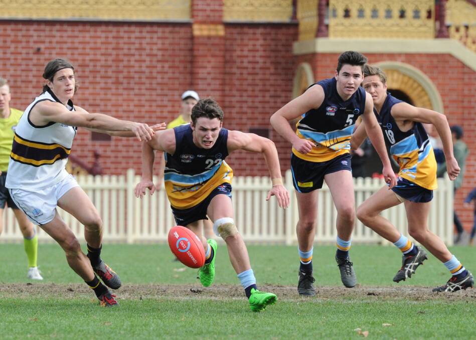 PRESENCE FELT: Cooper Jones was one of seven Bendigo Pioneers players to represent their state in the AFL Under-18 National Championships.