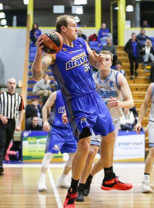 Matt Andronicos was a key to the Bendigo Braves' success against Hobart last weekend. Picture: CRAIG DILKS