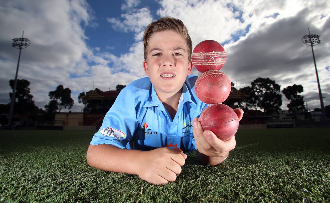 TRIPLE TREAT: Matthew Wilkinson's hat-trick against Golden Square has helped his Strathdale Maristians Suns' under-16 A team to their first victory of the season. Picture: GLENN DANIELS