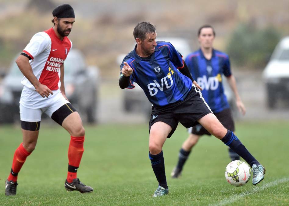 Eaglehawk's Greg Thomas has returned to action and was among the scorers in lst week's win against Spring Gully United.
