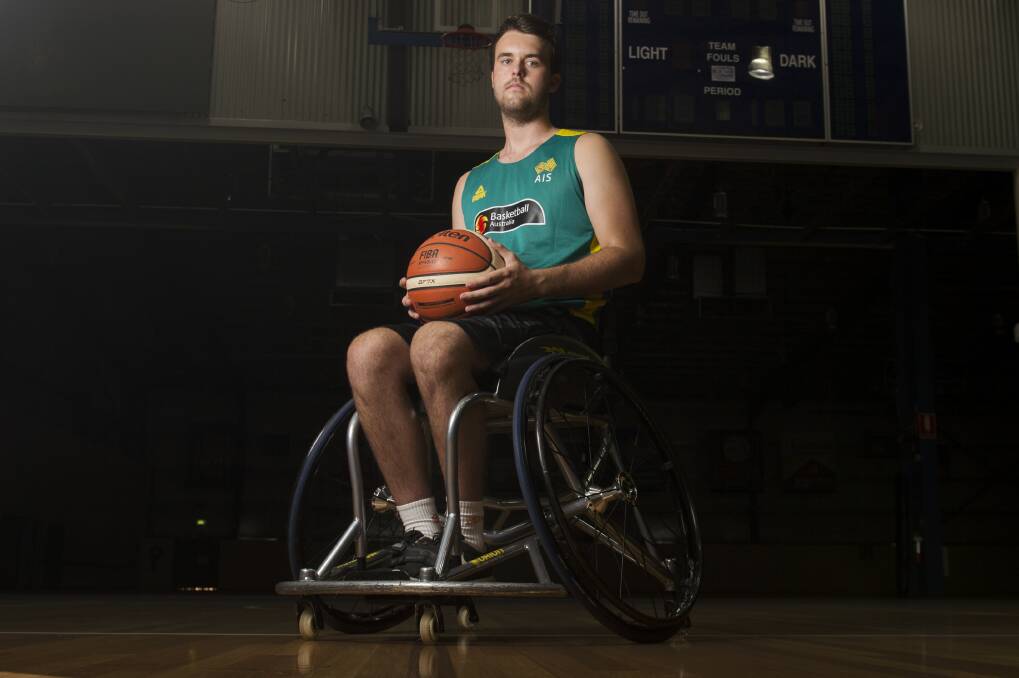 Jontee Brown and his Bendigo Wheelchair Braves team-mates will take on teams from across Victoria on January 20. Picture: DARREN HOWE
