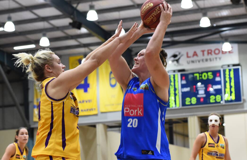 RESILIENT: Powerhouse centre Gabe Richards is nursing a sore head after sustaining a blow at training this week, but is expected to take to the court against Dandenong on Friday night.