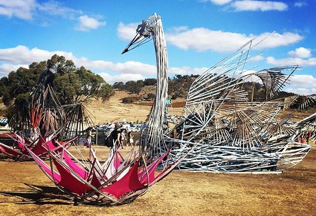 Pictures from Rainbow Serpent festival, which has reported a number of overdoses and arrests in recent years. 